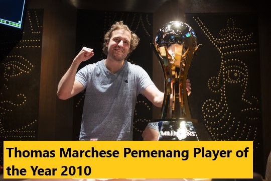 Thomas Marchese Pemenang Player of the Year 2010